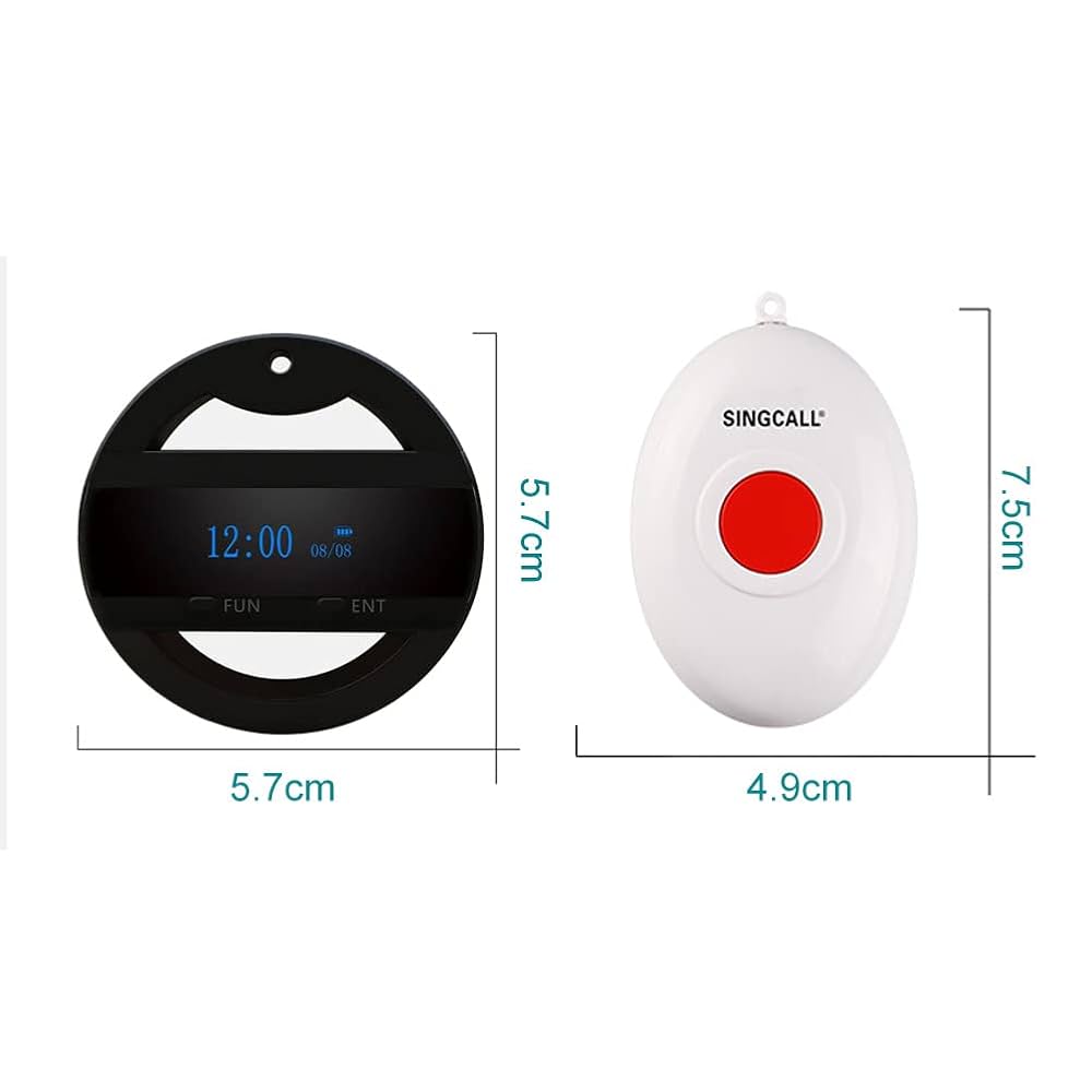 Amazon.co.jp: SINGCALL 呼び出しベル 介護呼び鈴 無線コール